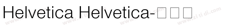 Helvetica Helvetica字体转换